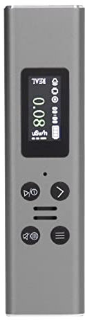 400mAh Bärbar Handhållen Nukleär Strålningsdetektormonitor Geigerräknare USB-laddning med TFT HD-skärm Hemtillbehör (Silver)