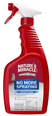 Nature's Miracle Advanced Platinum No More Spraying, 24 Ounces, Helps Discourage Repetitive Cat Spraying