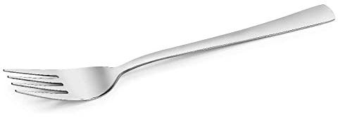Forgast Forchette da Dessert in Acciaio Inox, linea SIMPLE, Set di 6 Pezzi, Forchetta da Torta, Antipasto, Frutta, Formaggio, Ideale per Ristoranti, Mense, Hotel, Casa, Lavabile in Lavastoviglie