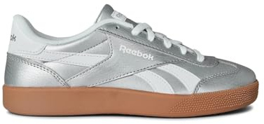 Reebok Mixte Smash Edge S Sneaker, SILVERMETALLIC/White/GUM1, 39 EU