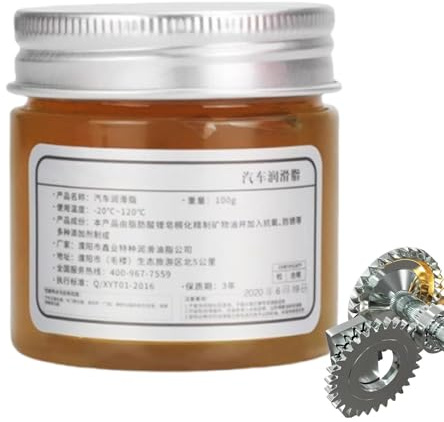 Grasso per auto, grasso per cuscinetti, grasso multiuso impermeabile 100 g | Grasso per cuscinetti ruote a bottiglia piccola, lubrificante multiuso per autobus marini, camion e trattori