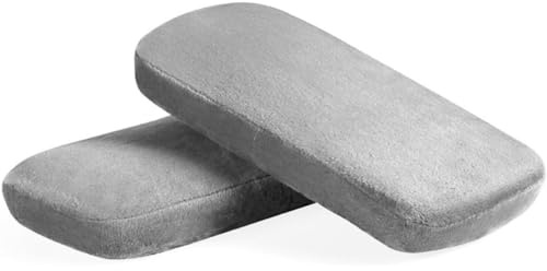 Highly resilient armrest cover, 2 pieces, armrest cushion, for gaming chairs and office chairs, easy to install, chair armrest cushion, non-slip, washable cover, armrest cushion, armrest cushion (D)