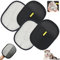 4 Pcs Pet Hair Removal Glove, Static Removal Gloves Pet Hair, Dog Grooming Glove Set, Cat Grooming Glove, Reusable Pet Hair Remover Gloves, Versatile Grooming Gloves for Washing, Deshedding, Grooming
