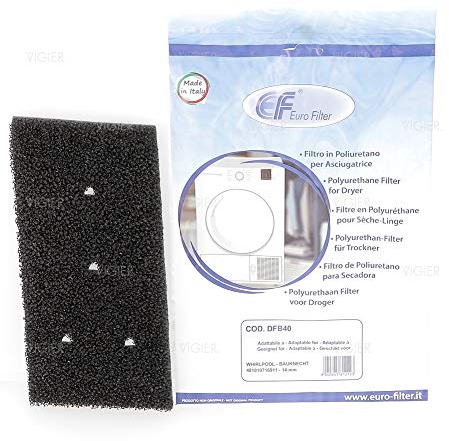 Filtre pour seche linge à pompe à chaleur Whirpool 481010716911