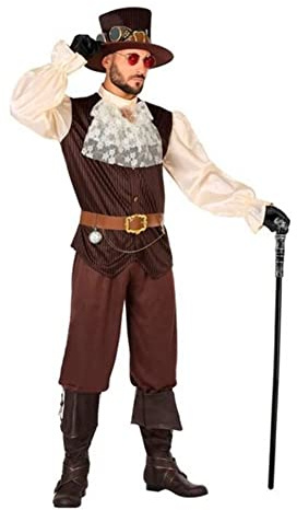Atosa disfraz steampunk hombre adulto distopía XXL