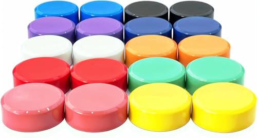 Kylskåpsmagnet, DIFIT kylskåpsmagnet, 20 st magnetiska kylskåpsmagneter, 10 färger magnettavla, whiteboard magnet för kontor/skola/hem, hållbar färgmagnet rund magnet