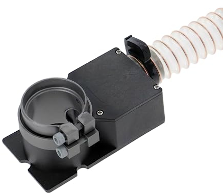 PRODIAMANT Aspirazione per fresa in metallo duro 6, 8, 10, 12 mm, adatta per smerigliatrice angolare con filettatura M14 per fughe di clinker e malta, esecuzione in plastica