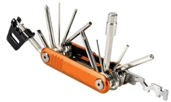 ENGWE Multifunktionales Fahrrad-Werkzeug, 15-in-1 Fahrrad-Reparatur-Werkzeug, zusammenklappbares Stahl-Fahrrad-Reparaturset