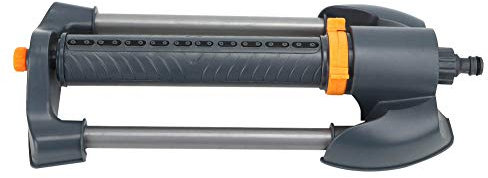 Arroseurs Oscillants de Jardin de 1 100 Pieds Carrés, 20 Buses Précises, Plage et Largeur Réglables, Adaptés aux Grandes Pelouses et aux Zones Nouvellement Plantées, Contrôle du