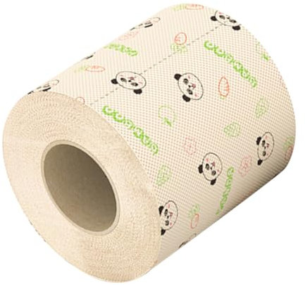 Healeved Panda Printed Toilet Paper Bamboo Pulp Roll Funny Novelty Decorative Bathroom Kitchen Tissues