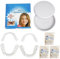 Leogony Clip in Veneers Teeth, Instant Top & Bottom Fake Braces for Women and Men
