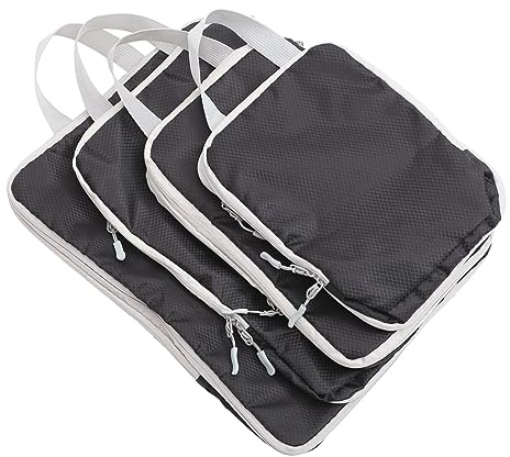 WOFASHPURET 4piezas Cubos De Compresión para Embalaje Bolsa Viaje Compresión Accesorios De Equipaje
