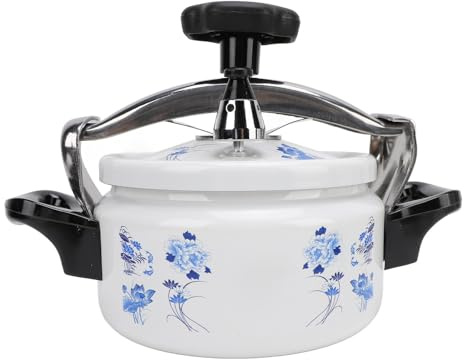 Druckkochtopf 2L mit Explosionsgeschütztem Aluminiumdesign und Schnelldampf-Funktion, Schnellkochtopf für Induktion, Gas, Glaskeramik für Familienküche, schnelle Mahlzeiten, gesundes Kochen