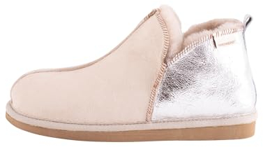 Shepherd of Sweden - Annie Lammfell-Hausschuhe - Damen - 100% Echtes Lammfell - Bequem - Weich und warm - Flauschig - Größe 37