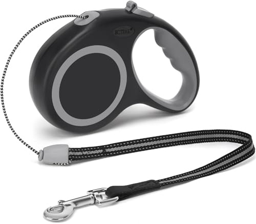 Retractable Dog Leash, 20 FT Dog Walking Leash for Small/Medium Dog or Cat up to 44 lbs, Strong Nylon Cord, Tangle Free, One-Hand Brake