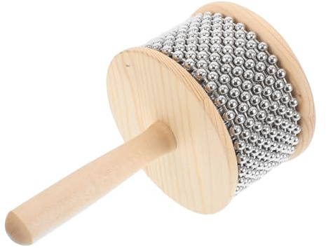 Hemobllo Cabasa Holz Schlaginstrument für Anfänger und Erwachsene Langlebiges Percussion Musikinstrument für Musikunterricht Übung und Gruppen Vielseitig Einsetzbar