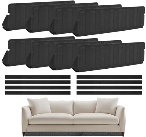 Couch Blockers for Pets Non-Sliding Inserts Barrier | 8-Piece Under Couch Blocker for Pets for Furniture Chair Cabinet Home Office Bedroom Kitchen Dog Cat Puppy Kitten