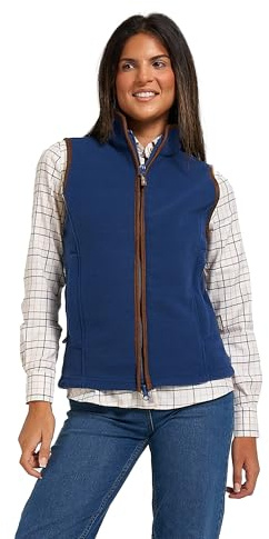 Jack PYKE damer Countryman 300 g termisk fleece-väst, denim, L