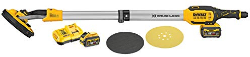 DeWalt DCE800T2-QW Ponceuse pour Plâtre - XR 18V 6Ah - Brushless - 225 mm - 2 Batteries Argenté