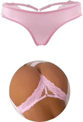 ohmydear String Femme Sexy Chic Culotte Dentelle Tanga Slips Grande Taille Transparent Culottes et Slips Lingerie et vêtements Tenue Hot sous Vetements
