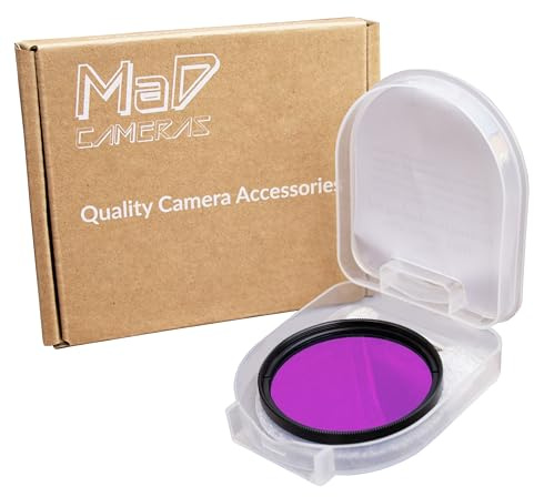 MaD Kameror i fullfärgskorrigering kamerafilter för digital SLR (FLD lila, 58 mm)