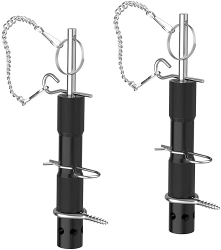 2 Pack Perimeter Trip Alarm - 209 Primer Camping Trip Wire Alarm Device, Perimeter Defense Device, Early Warning Security System for Camping and Property Safety (Black)