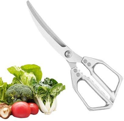 Tijeras De Cocina | Tijeras De Acero Inoxidable Para Mariscos,Resistentes Multiusos Para Cortar Pollo Pescado Verduras Y Preparación De Mariscos En Restaurantes Y Hogar