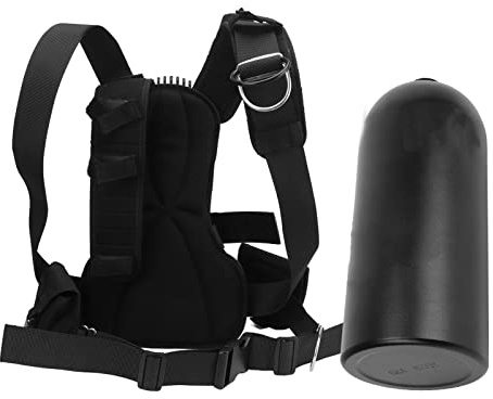 RASTKY Cómoda Mochila con Soporte para Tanque de Buceo, Mochila Portátil para Tanque de Buceo para Buceadores, con Material de Aluminio de Aviación (3L)