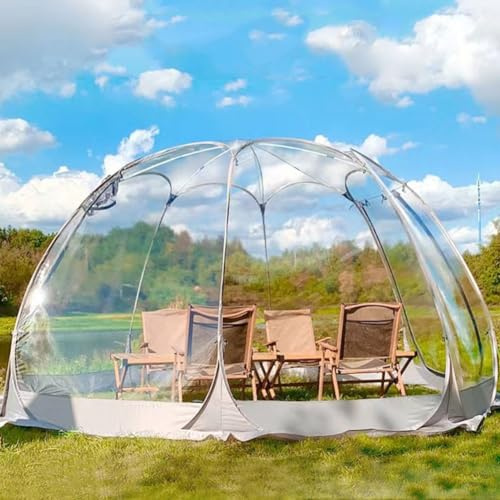 wanghaiyanBD - Gazebo pop-up a forma di igloo, per 5-7 persone, resistente ai raggi UV, per campeggio, feste in giardino ed eventi di osservazione delle stelle