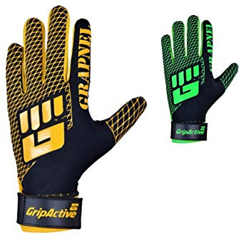Grip Active GAA Gloves Premium Gaelic Football Gloves Made with 2.5mm Latex for Best Grip & Great Ball Control Suitable for Men, Women, Adults and Kids