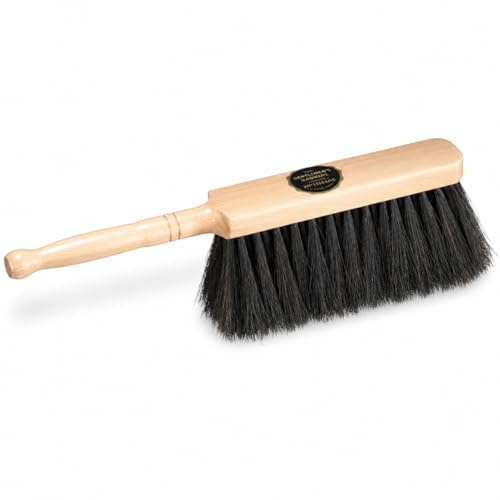 Bricklayer's Horsehair Brush | Durable 7-Row Hand Brush with Sturdy Soft Horsehair Bristles | Perfect for Pointing, Cleaning and Dusting Brickwork or Light, Dry Floor Soiling