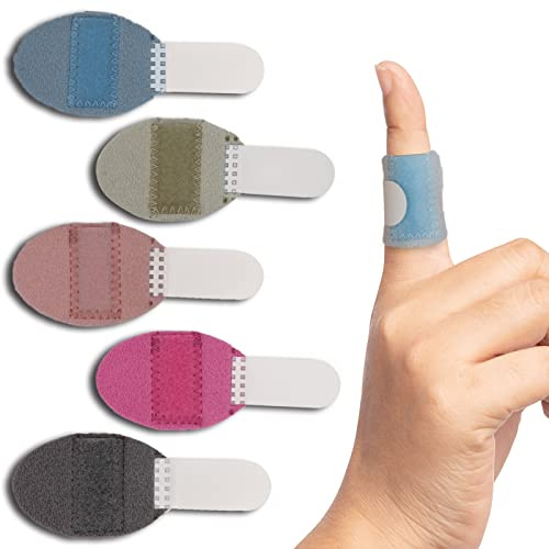 LYHURK 5 stycken fingerskenor, fingerbandage stacksch splint fingerortos för viloläge snäppfinger kapselspricka, lämplig för pekfingrar, långfinger, ringfinger, litet finger (B)