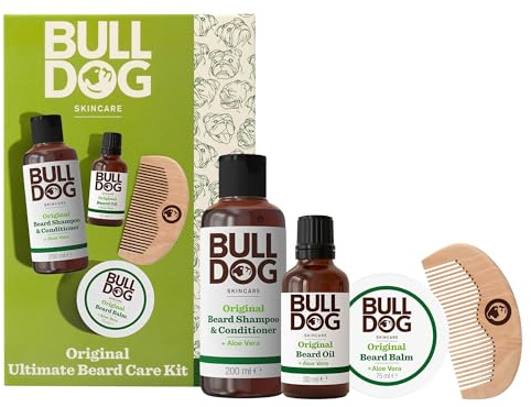 Bulldog Soins de la peau | Coffret cadeau pour homme | Kit de soins de barbe original