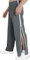 Reha Hose Damen Herren M-3XL, Seitlich Zu Öffnen Baggy Trainingshose Mit Seitlichem Und Reißverschluss Am Bein Weites Bein Schnellfickerhose Sporthose Freizeithose Breite Jogginghose(Dark gray,L)
