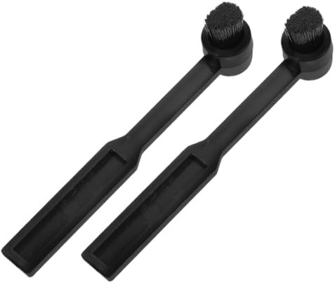 Lurrose 2pezzi Spazzola Per Vinile Antistatica Per Pulizia Di Dischi in Vinile e Giradischi Setole Morbide Per Rimuovere Polvere e Detriti Graffi Accessori Per Cura Degli Aghi Del