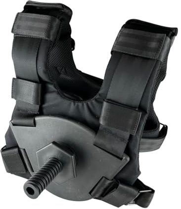 Gilet pesi per dischi da 30 mm – Gilet da allenamento regolabile per calistenica, allenamento della forza, CrossFit e Gym, gilet in peso di alta qualità per uomo e donna (30 mm)