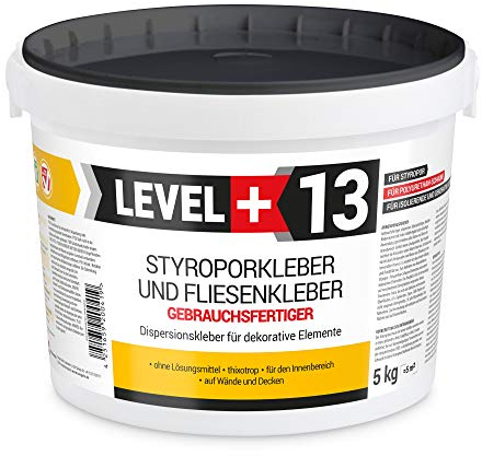 Colle Pour Polystyrène RM13 à Dispersion - Pour Liège et Rénovation de Montage - 5 kg