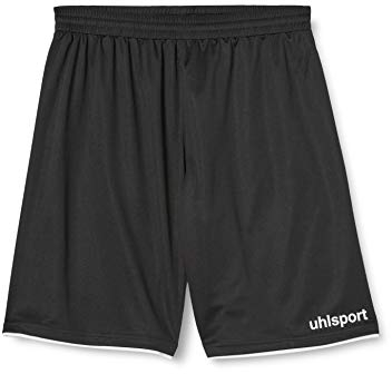uhlsport Kinder Club Shorts, schwarz/Weiß, 152