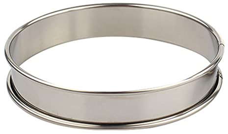 Cabilock 1pièce Anneau à Sauce Pizza Inoxydable Outil De Cuisson Ronde Pour Pizza Accessoire Pratique Pour Préparer Gâteaux Et Scones Pour Ajouts De Garnitures