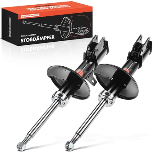 Frankberg 2x Amortisseur à gaz Avant Gauche Droite 450mm Pression de gaz Compatible avec Twingo I C06 1.2 1.2 16V 1996-2007 Remplacer# 333724,328701