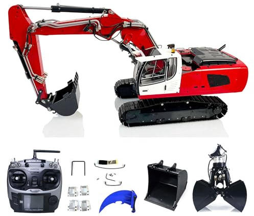 1:14 946 Ketten-Ferngesteuerter RC Hydraulikbagger 3-Teleskopausleger Metall Elektronische Bagger