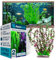 Aquabetta Aquarium-Dekoration, Kunststoffpflanzen, extra groß, große künstliche Fische, Axolotl und Schildkröte, Aquarium-Dekoration, natürlich aussehendes Zubehör, realistische, hohe