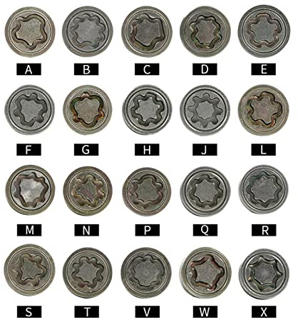 CXVFY Auto Reifen Anti-Diebstahl Schraube Schlüssel Hülse Entfernung Werkzeug Steckschlüssel Demontage Werkzeuge Kompatibel Mit A3 A4 A6 Q5 q7 Q3 A5(1pcs E)