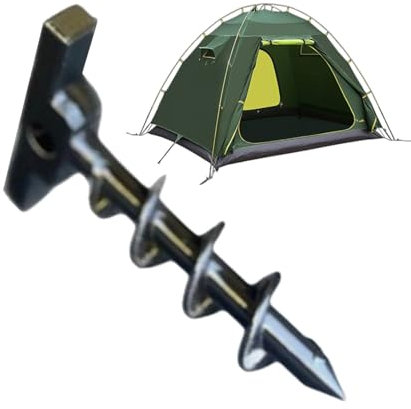 Estacas para camping, piquetas de suelo de aluminio con resistencia extra para tienda de campaña, pabellón, invernadero, estacas de jardín, accesorios de fijación ligeros, toldo, césped, , parque