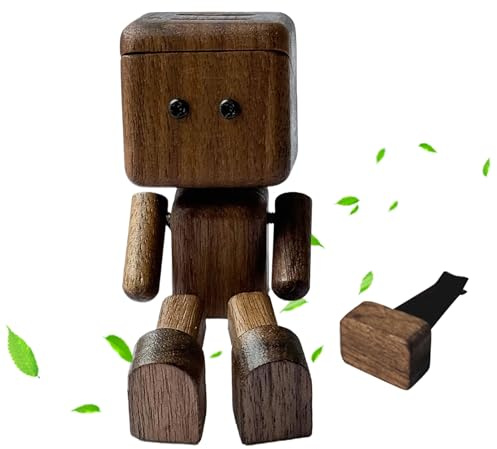 Decoración de tablero – Figuras de madera, estatua de tablero, figura estética oscilante, decoración de escritorio para cumpleaños, Navidad, viajes, hogar, estudio, aula, estantería