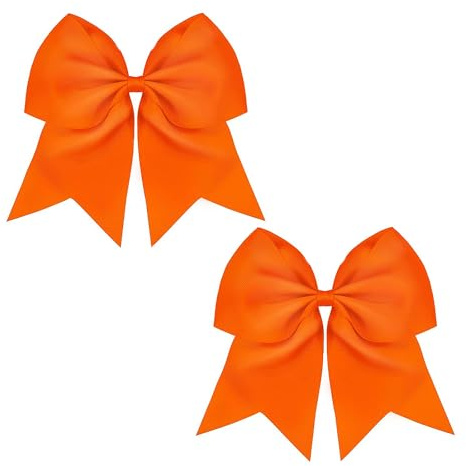 2 Pack Orange Hair Accessories, Hair Bow, Girls Bows Clip for Orange Hair Accessories, for Children, Toddlers & Kids