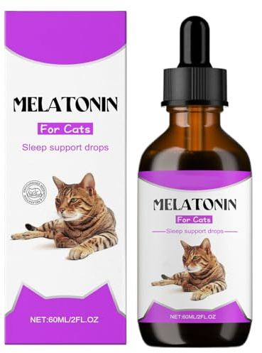Dtaigou Katt Lugnande,60ml Katt Godis För Att Lugna Kattung Vid Rakning | Naturligt Stöd Mot Aggression Och För Att Underlätta Bad Nattresor Inomhus,Hjälper Vid Åska Vardag Natt Och Daglig