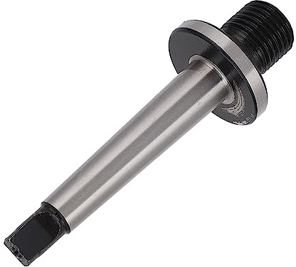 FTVOGUE Mandrin de Perçage fileté, Adaptateur MT1 en Acier au Manganèse, 5, 8 Pouces, 16 Filetage, Haute dureté pour Fraiseuse de Tour, Connexion de Mandrin à Installation Directe avec Boîte de