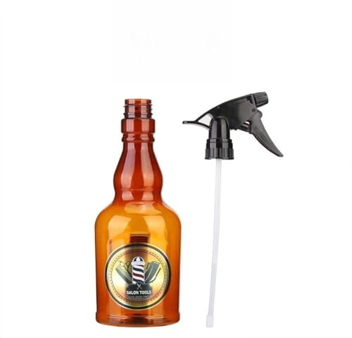 Hidyliu 650 ml påfyllningsbar hårspruta barberare vattenspruta för hem och salong ABS-material grön (brun)
