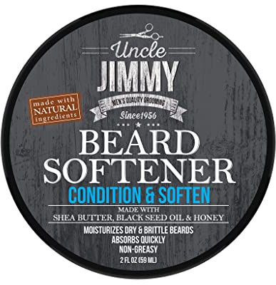 Uncle Jimmy Bálsamo acondicionador suavizante para barba, 2 onzas